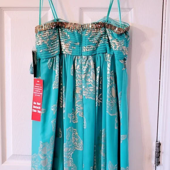 BNWT Strapless Floor Length Formal SO Lightweight & Gorgeous! (Straps included) - Picture 9 of 16